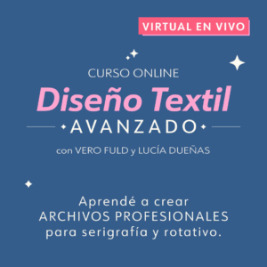 Aprende a crear archivos profesionales para serigrafia y rotativo en el curso de diseño textil avanzado